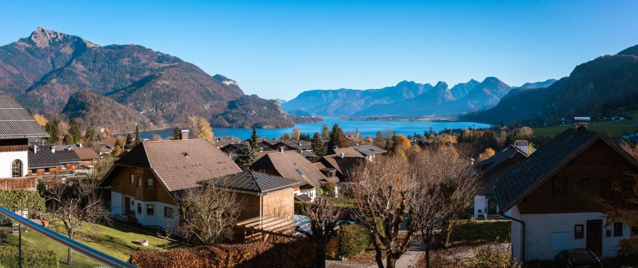 Ferienwohnung Traum Blick Sankt Gilgen Exterior foto