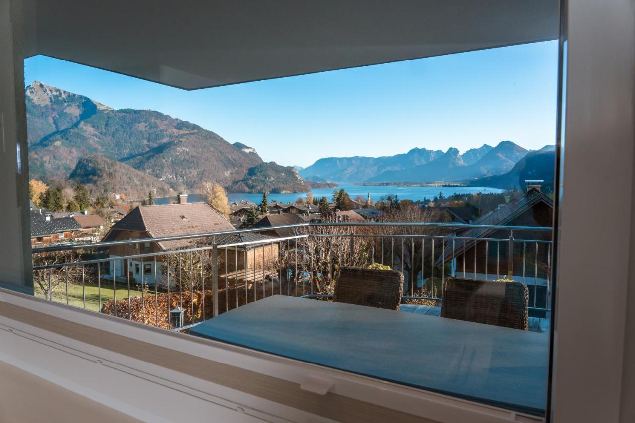 Ferienwohnung Traum Blick Sankt Gilgen Exterior foto