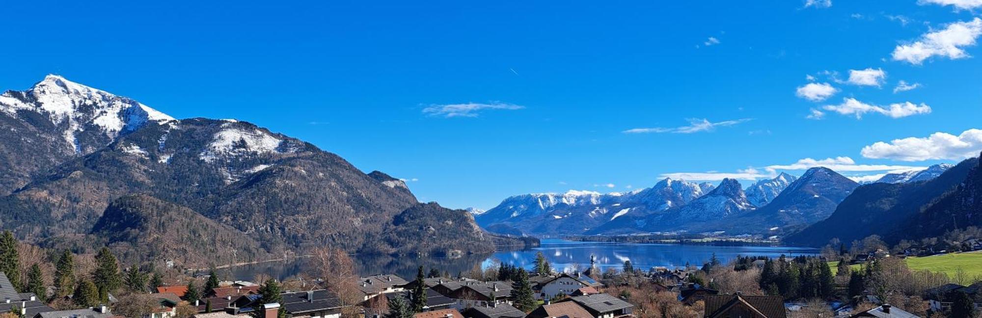 Ferienwohnung Traum Blick Sankt Gilgen Exterior foto