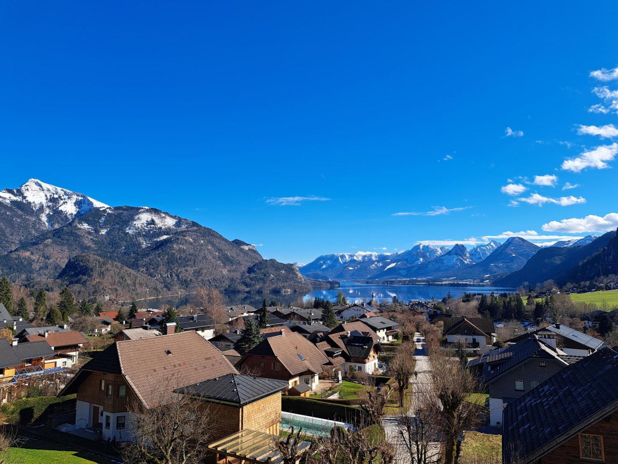 Ferienwohnung Traum Blick Sankt Gilgen Exterior foto