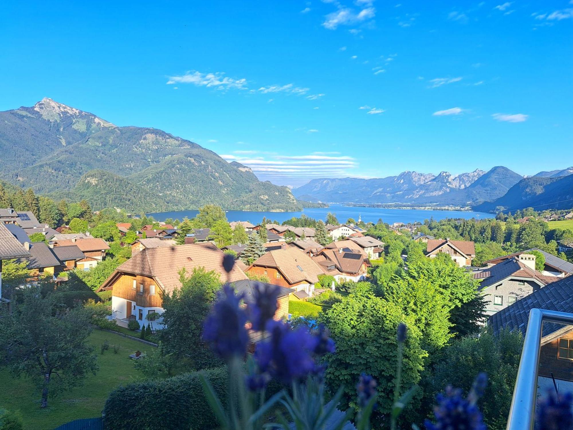 Ferienwohnung Traum Blick Sankt Gilgen Exterior foto