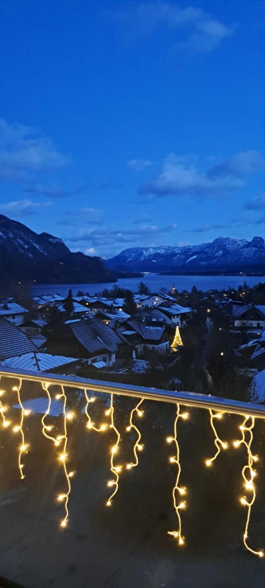 Ferienwohnung Traum Blick Sankt Gilgen Exterior foto