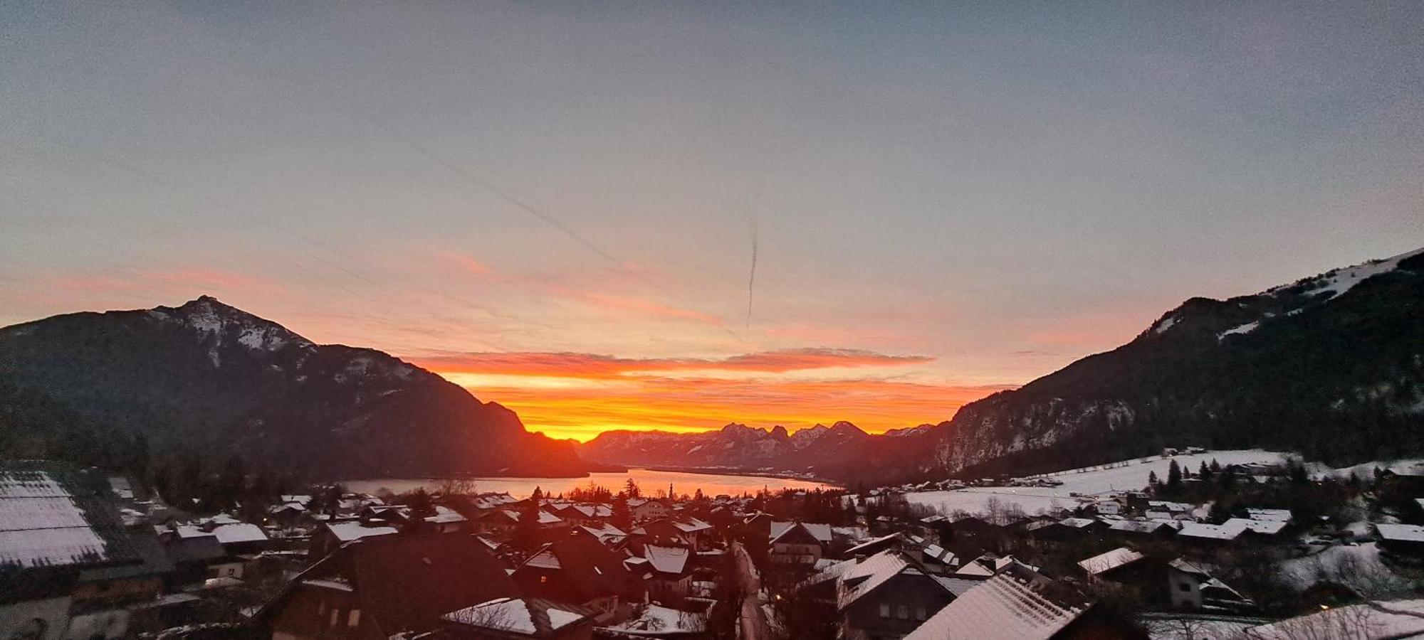 Ferienwohnung Traum Blick Sankt Gilgen Exterior foto