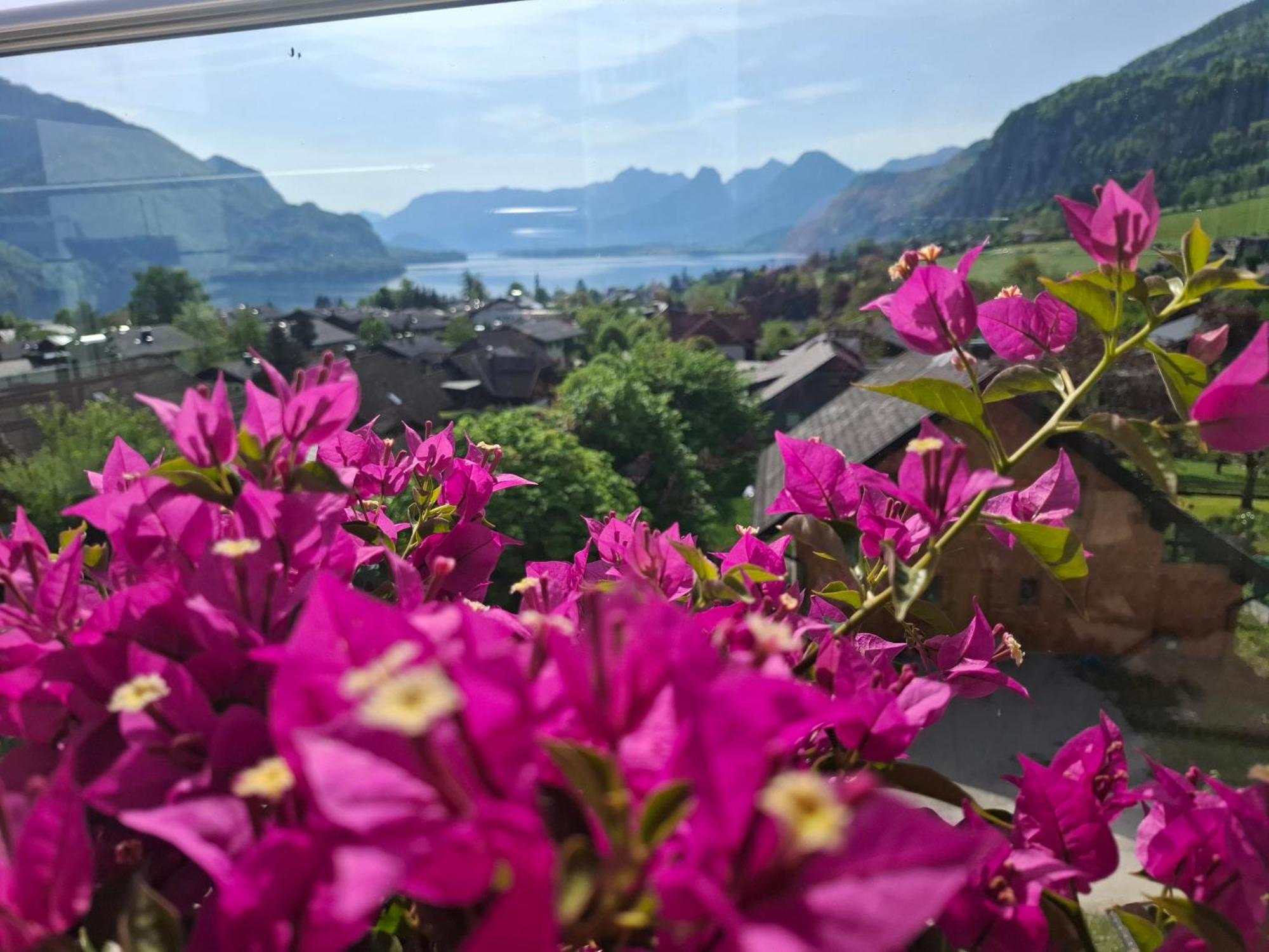 Ferienwohnung Traum Blick Sankt Gilgen Exterior foto